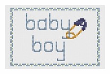 Baby Jungen Kreuzstich Kartenset Oder Muster Von Florashell