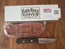 Bark River Bravo 1 - CPM 3V - Rampless - Green Canvas - Red Liner