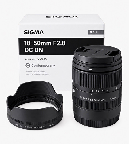 Sigma 50mm 8 dc dn - 18-50mm, f/2,8