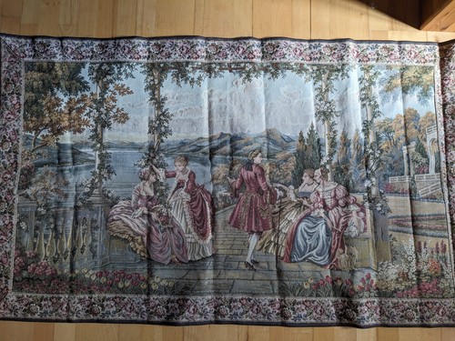 Vintage französischer gobelin - vintage,