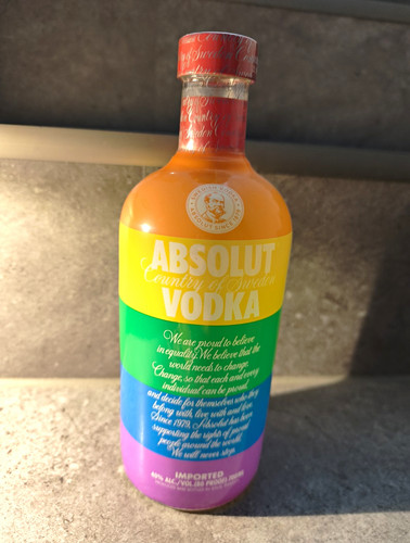 Absolut vodka colors rainbow - vodka,