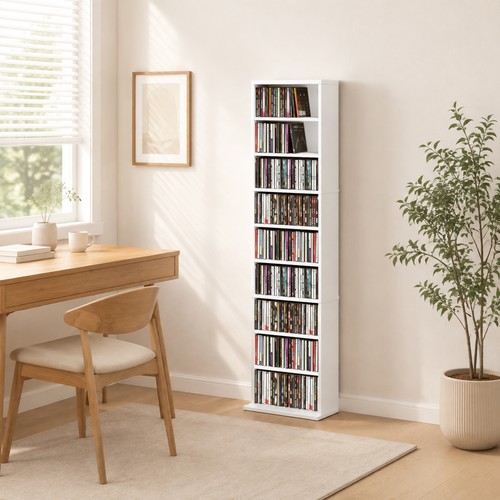 Homcom regal dvd mit - regal,