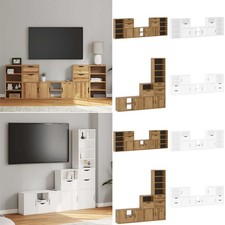 Wohnwand mit Stauraum Schrank