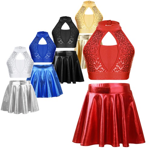 Mädchen shiny tanz outfits - de,
