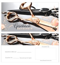 Geschenkgutscheine Gutscheine Friseursalon Friseur Coiffeur Hairstylist