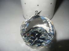 Swarovski SCS Kristallkugel Ball klar Briefbeschwerer mit Originalverpackung