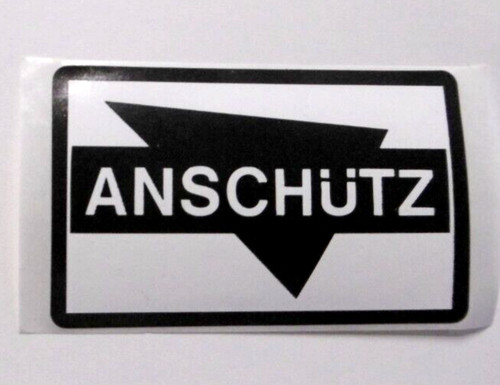 Werbe aufkleber anschütz logo - anschütz,