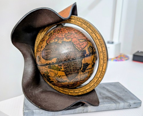 Vintage design globus mit - vintage, design-globus