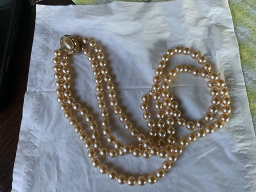 Perlenkette vintage cm - vintage,
