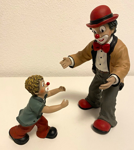 Gilde clown kind springt - clown,
