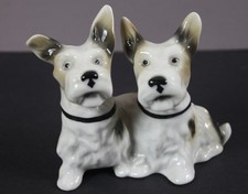 Unterweißbach Porzellan Figuren  Terrier Paar  um 1950/60