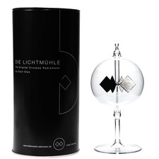 Lichtmühle Solar Radiometer Black Edition stehend 80mm klar von GlasXpert