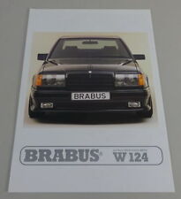Prospekt / Broschüre Brabus Mercedes-Benz W124
