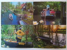 3 D Ansichtskarte Spreewald Postkarte Wackelkarte Hologrammkarte Brandenburg 