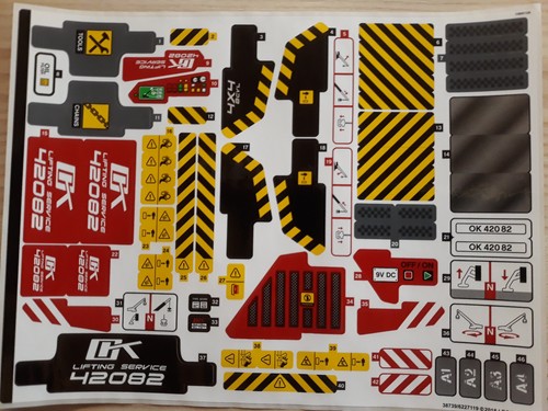 Lego technic aufkleber - lego®,