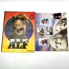 Panini ALF Sticker Album 1989  Vintage Sammler VOLLSTÄNDIG mit Poster Retro