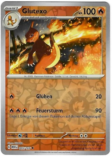 Pokemon karte glutexo - karte,