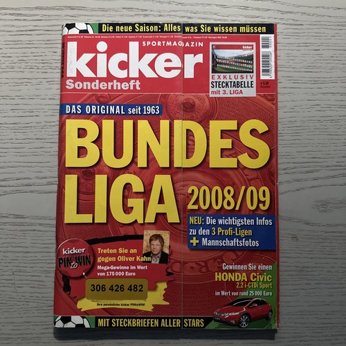 Kicker bundesliga sonderheft - bundesliga,
