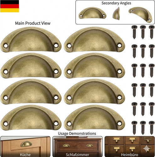 Stück muschelgriff - 12,