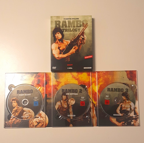 Rambo trilogie dvd box - rambo,