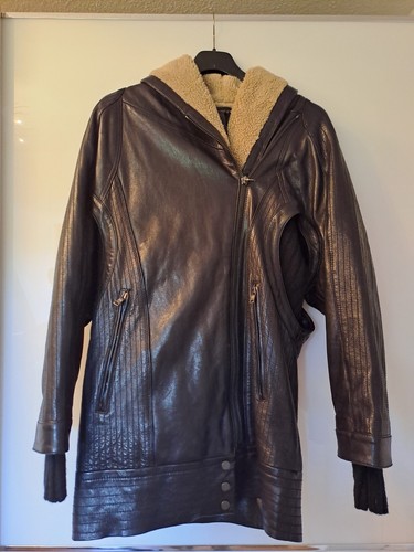 Edun lederjacke lang damen - edun,