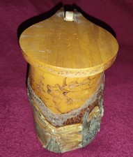 Bierkrug aus holz mit - bierkrug,