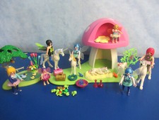 3055 Rosa Fliegenpilz v zus Einhorn + Figuren zu 5142 70447 Magie Playmobil 3120