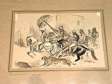 Alte original Grafik CEFischer