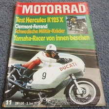 Das Motorrad 11/72 Hercules K 125 X, GP Österreich, Frankreich, Moto Cross