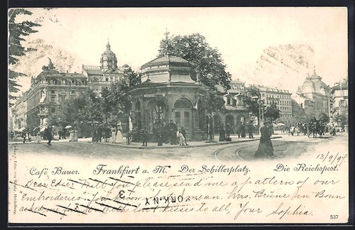 Ansichtskarte frankfurt m - ansichtskarte,