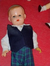 alte Puppe Minerva Junge