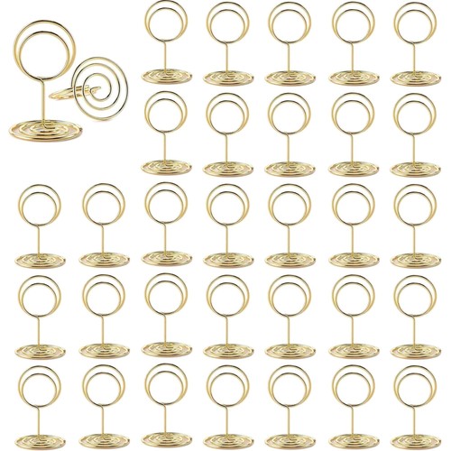 Goldene tischkartenhalter - goldene,