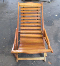 Gartenmöbel – FSC Holz Liege Sonnenliege Saunaliege Deckchair Klappbar Nr. 1190