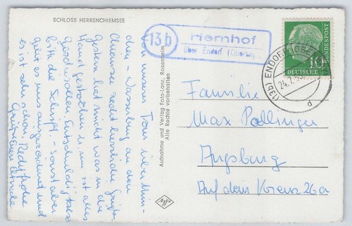 Bund landpoststempel 13b - bund,