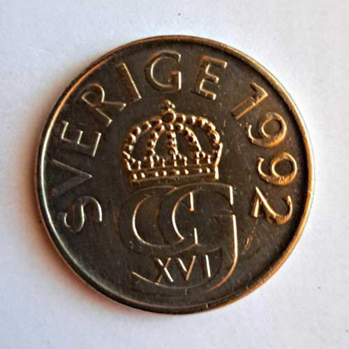 Schweden kronor münze 1992 - kronor,