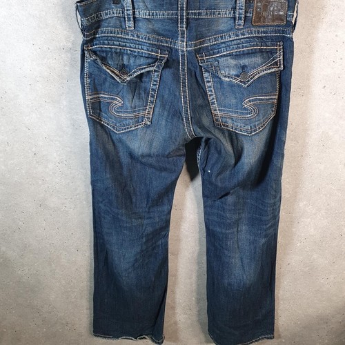 Vintage silver jeans zac - silver,