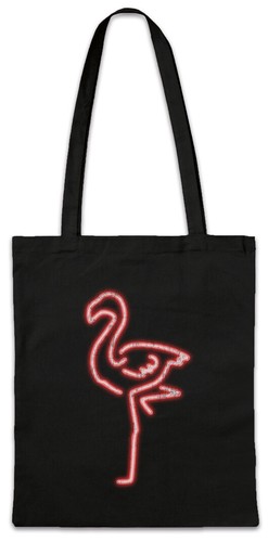 Neon flamingo stofftasche - neon,