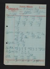 HERFORD, Rechnung 1934, J. Elsbach & Co. AG Damen-Wäsche