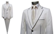 Hochzeitsanzug 2-teilig Creme