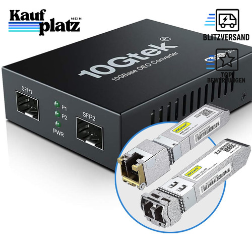 Media converter sfp 10gbase - converter, sfp+