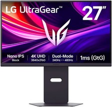 LG Gaming Monitor 27G850A 27Zoll 4K 3840x2160 UHD HDMI DP USB schwarz B-WARE