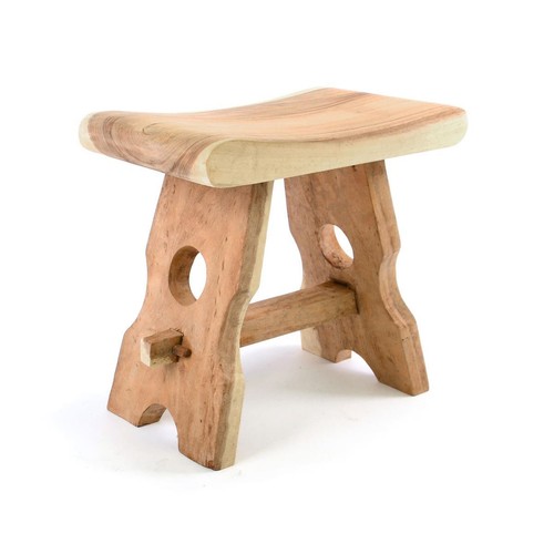 Divero hocker teak holz - hocker,