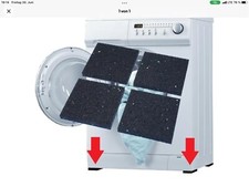 Vipads Antirutschmatte Waschmaschine Gummipads Antivibration Vibrationsdämpfer