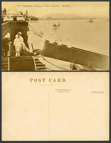 Indien alte postkarte ihre - indien,