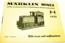 Märklin Minex 3420 Anleitung