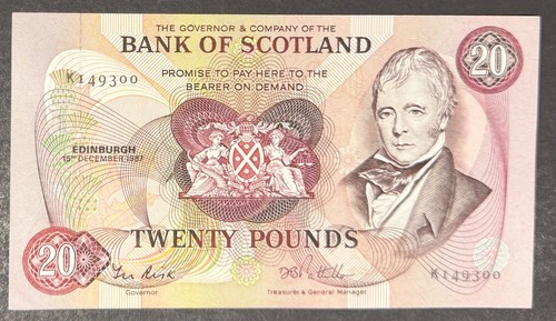 Bank scotland 20 note - of, *20£