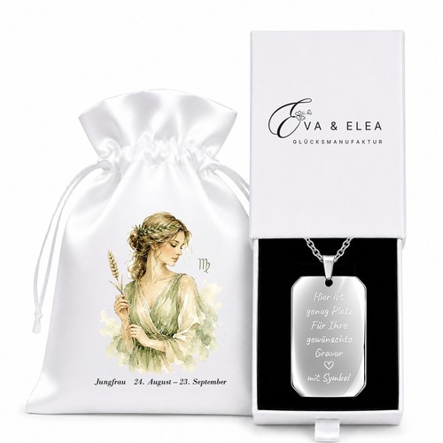 Kette mit gravur unisex - gravur,