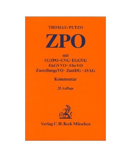 Zivilprozeßordnung zpo - zivilprozeßordnung, zpo]