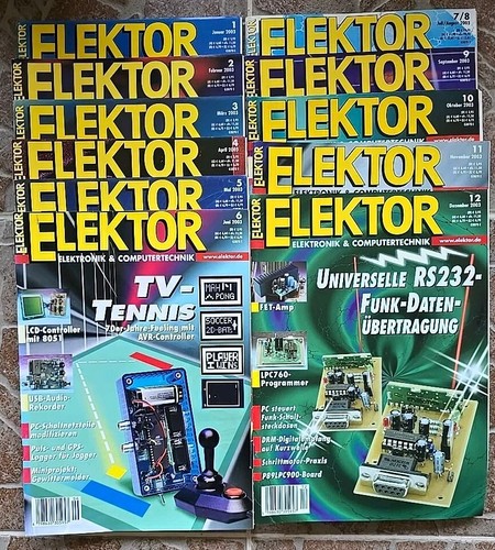 Elektor jahrgang 2003 komplett - 2003,