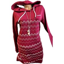 Kangaroos Kleid Shirtkleid rot